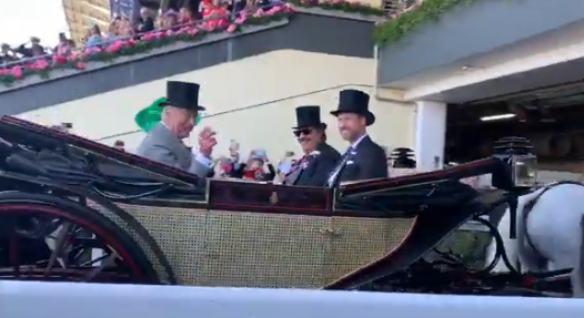 King Charles joined by family favourite at Royal Ascot