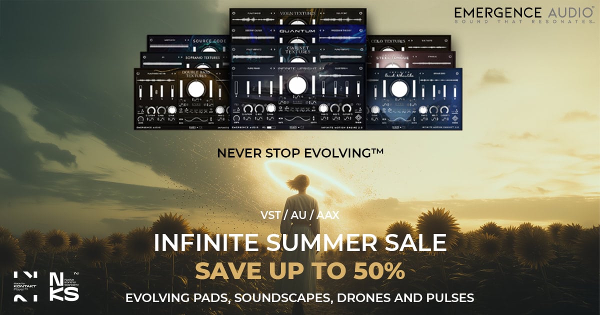 Emergence Audio Launches Infinite Summer Sale with up to 50% Off Kontakt Libraries