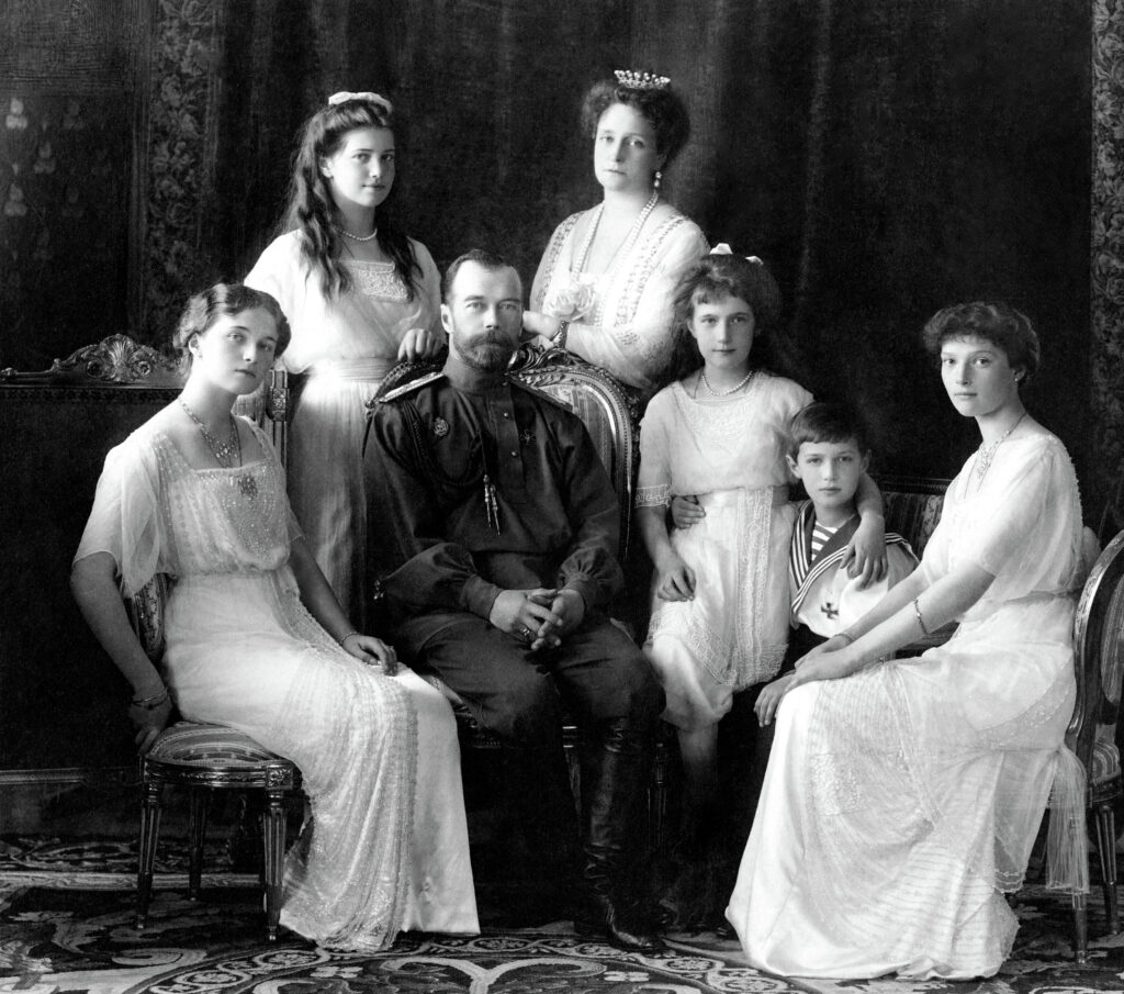 The death of the imperial family of Russia in 1917