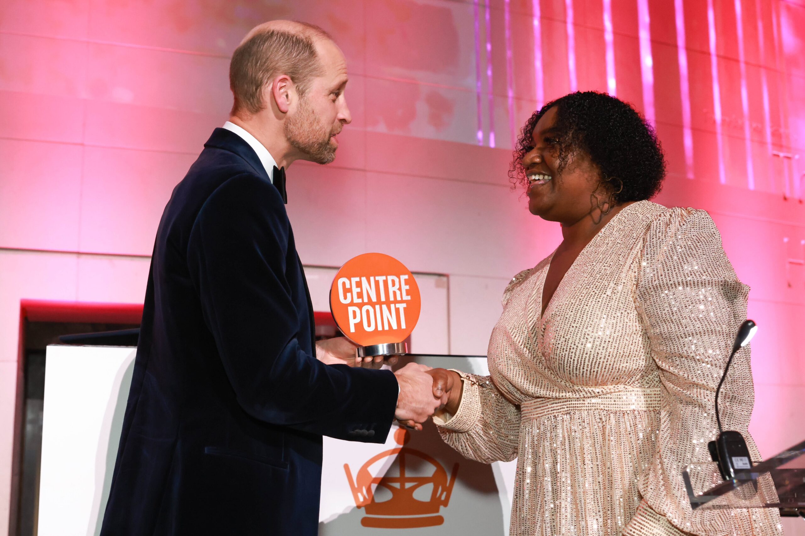 Prince William calls for end to homelessness at Centrepoint Awards