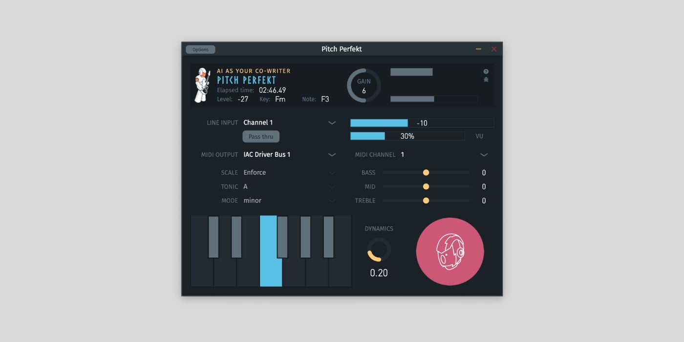 Pitch Perfekt is a FREE Voice to MIDI plugin by Algoriffix