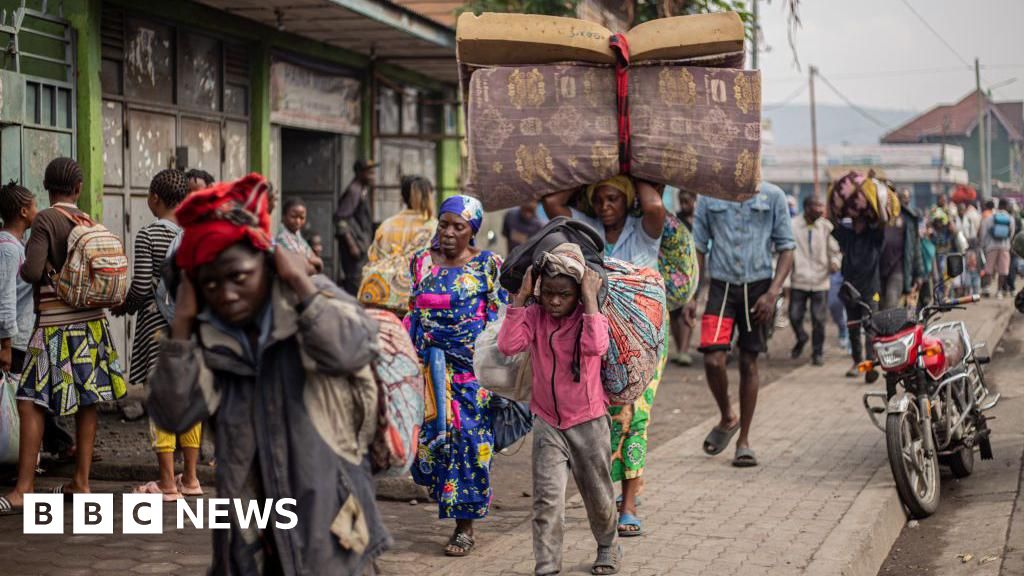 Thousands flee as M23 rebels close in on key city of Goma