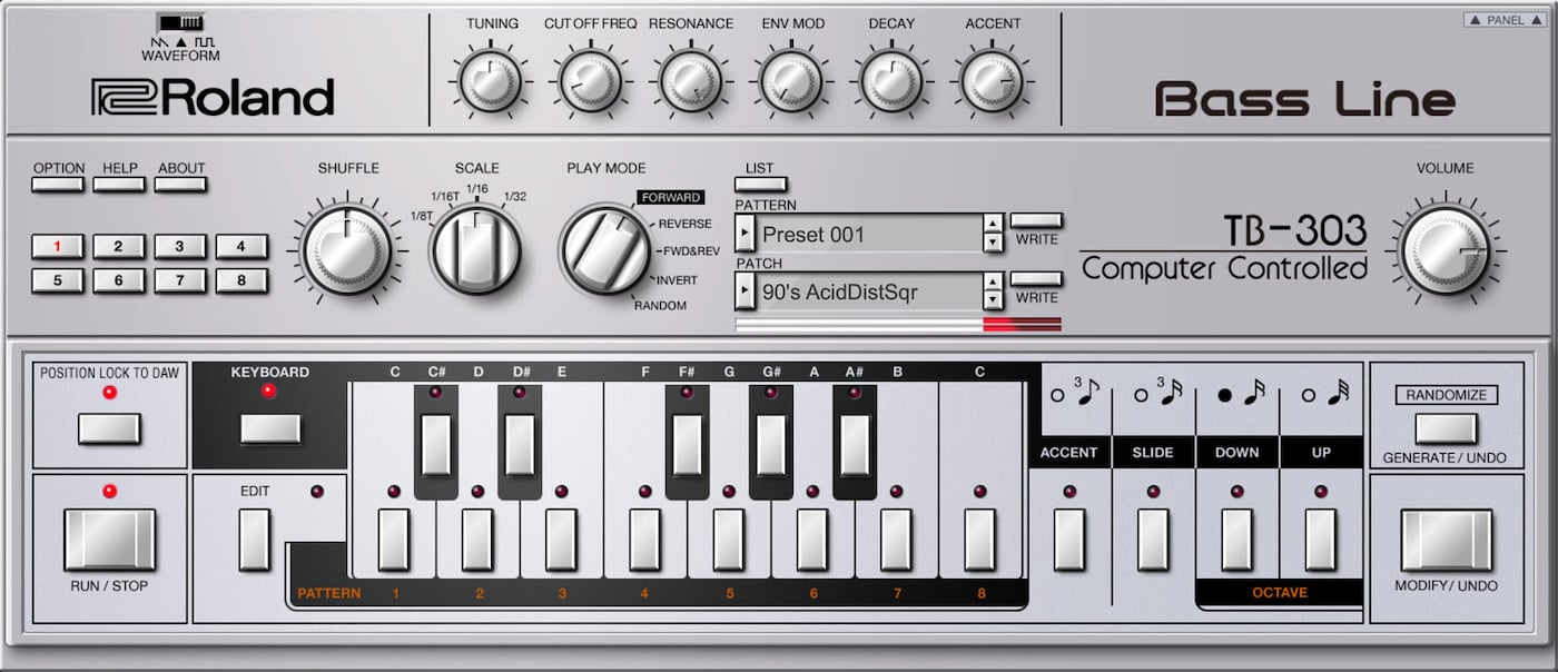 Roland offers FREE TB-303 plugin but only 3,030 licenses are available